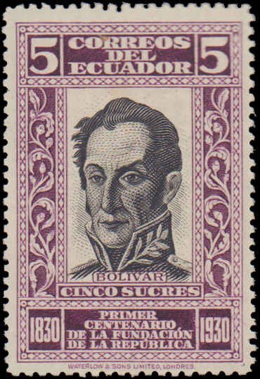 Ecuador #311-315, Incomplete Set(5), 1930, Hinged