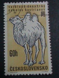 CZECHOSLOVAKIA STAMP- WORLD WILD  ANIMALS CTO NH STAMPS SET VERY FINE