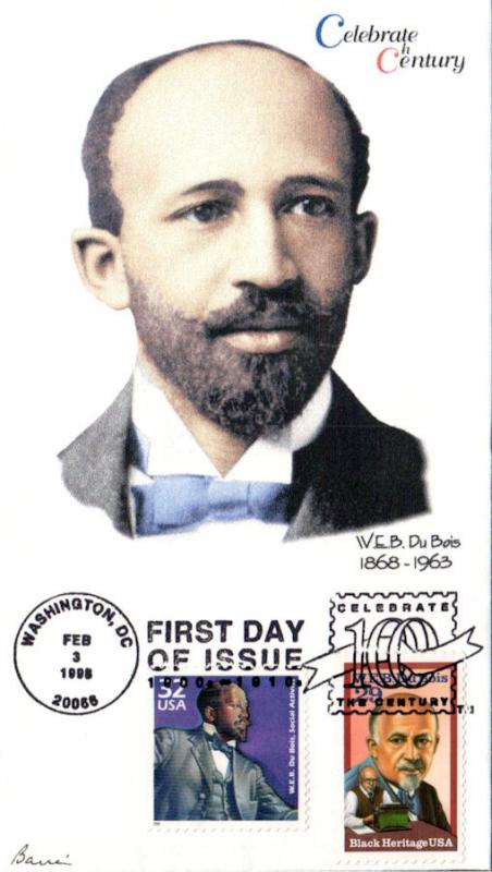 #3182l W.E.B. DuBois Combo Barre FDC