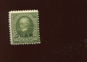 Guam Scott 10 Overprint Mint Stamp  (Stock Guam Bx297)