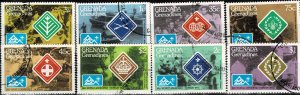 GRENADA/GRENADINES 1975 ANNIVOF WORLD JAMBOREE USED