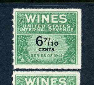 Scott #RE183A Wines Revenue Unused Stamp (Stock #RE183A-2)