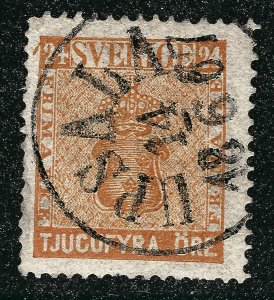 Sweden SC#10 Used Beautiful Cancel F-VF hr SCV $35... Fill a Value spot!