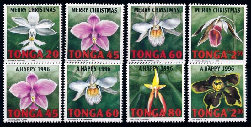 [67373] Tonga 1995 Flora Flowers Blumen Christmas Orchids  MNH