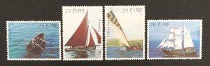 Ireland 1982 #529-32, Boats, MNH.