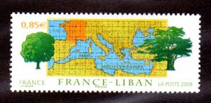 France 2008 New Issue, France-Lebanon Joint Issue SC# 3569