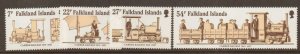 FALKLAND ISLANDS SG497/500 1985 CAMBER RAILWAY MNH