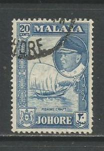 Malaya-Johore  #164  Used  (1960)  c.v. $1.00