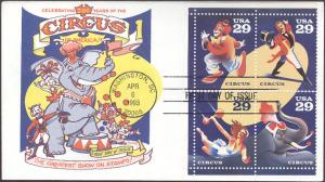 #2750-53 Circus Bennett FDC
