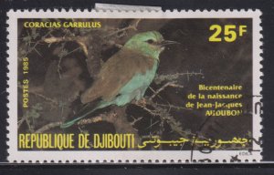 Djibouti 593 Coracias Garrulus 1985