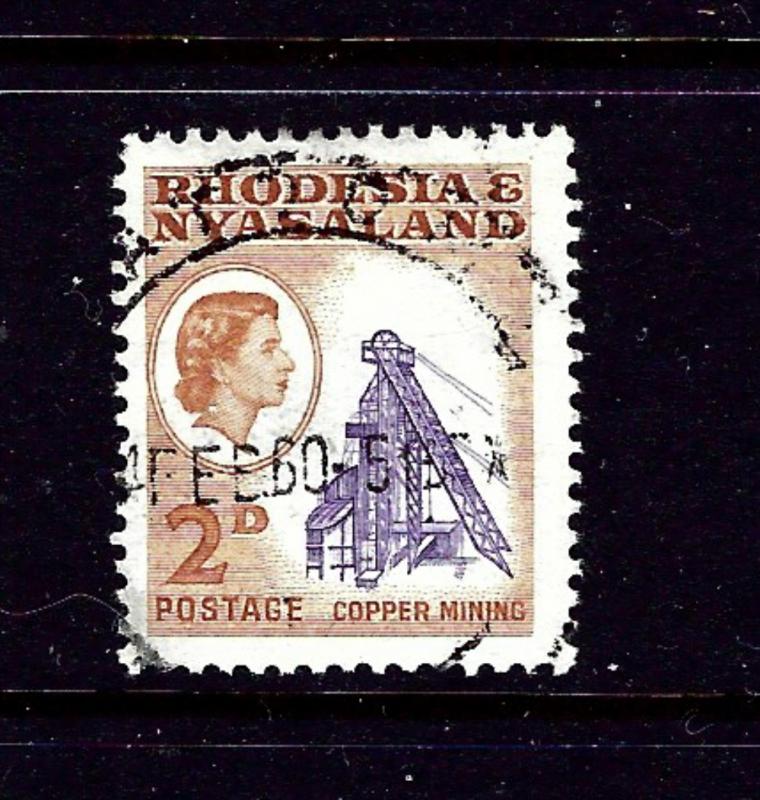 Rhodesia and Nyasaland 160 Used 1959 issue