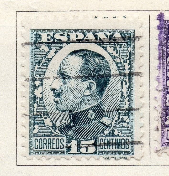 Spain 1930 Early Alfonso Issue Fine Used 15c. 041125