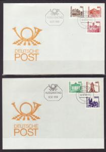 East Germany,DDR 2832-2840 S/3 U/A FDC