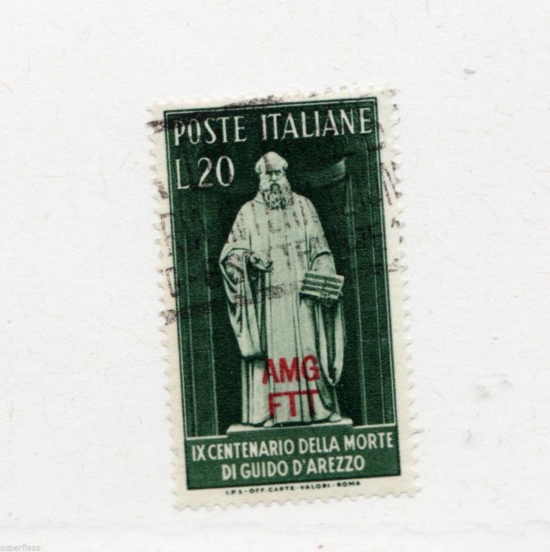 1950 Italy Trieste AMG FFT Sc# 80 Θ used - Allied Military Government  