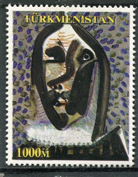 Turkmenistan 1999 Pablo PICASSO PAINTINGS 1 value Perforated Mint (NH)