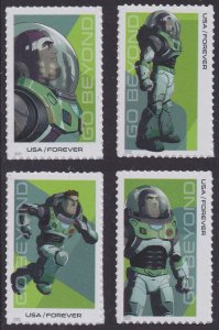 US 5709-5712 Go Beyond Buzz Lightyear F set 4 MNH 2022