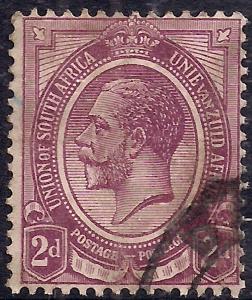 Union of South Africa 1913 - 24 KGV 2d Dull Purple Shades SG 6 ( K1243 )