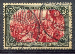 Deutsches Reich  Sc.# 65 I    Mi.# 66 I   used  with nice cancel CV 2300 euro