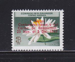 Salvador 779 Set MNH Overprint
