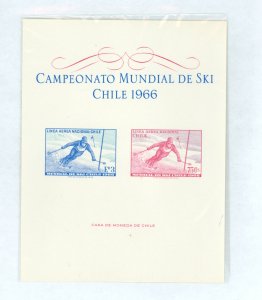 Chile #C267a  Souvenir Sheet (Sports)
