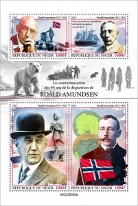 2024/03 - NIGER  - ROALD AMUDSEN          4V    MNH **