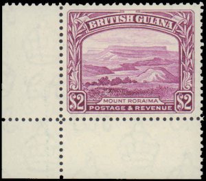 British Guiana #240, Incomplete Set, 1945, Hinged