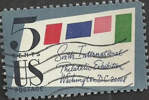 # 1310 USED SIXTH INTERNATIONAL PHILATELIC EX.