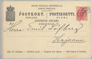 66687 - FINLAND - Postal History - POSTAL STATIONERY CARD from VIBORG  1900