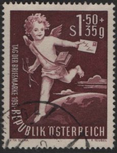 AUSTRIA  B278 USED CUPID ISSUE 1952