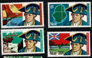 Niue #163-6 MNH cpl Capt Cook