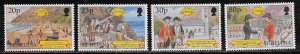 St Helena Scott #'s 736 - 739 MNH