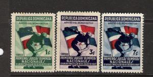 DOMINICAN REP. DOMINICANA 326-328 MOG Q179