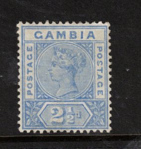 Gambia #23 (SG #40a) Very Fine Mint Lightly Hinged With Malformed S Variety