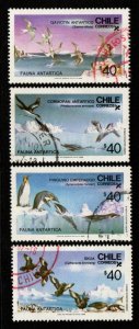 Chile #729a-d used