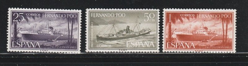 Fernando Po 196-198 Set MH Ships