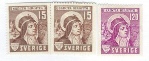 Sweden SC#326-328 Mint F-VF SCV$23.00...Fill key spots!