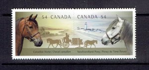 CANADA - 2009 CANADIAN HORSES - DIE CUT - SCOTT 2330i - MNH
