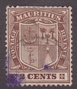 Mauritius 162 Coat of Arms 1921