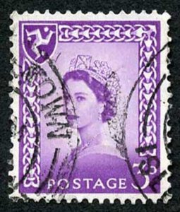 IOM SG2a 3d Deep Lilac on Chalky Paper Fine used cat from 6.50 pounds