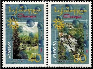 Georgia 2001 ☀ EUROPA Stamps - Water, Treasure of Nature ☀ MNH**