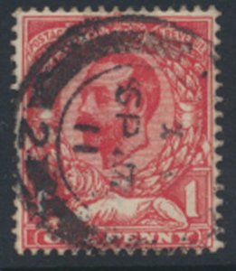 Great Britain SC# 152*  SG 327  George V Downey Head Used see detail & scans