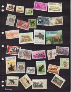 Lot of all different Mammals MNH