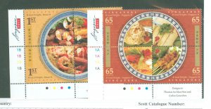 Singapore #1318-19  Single (Complete Set)