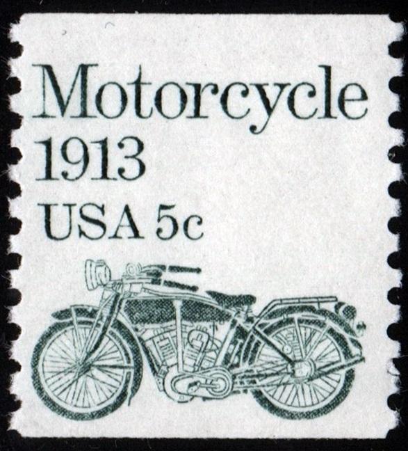 SC#1899 5¢ Motorcycle Coil Single (1983) MNH