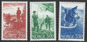 Norway #836-838 MNH Full Set of 3