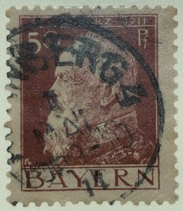 AlexStamps BAVARIA #84 VF Used 