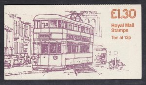 FL3a 1984 Trams book No.1 - Swansea-Mumbles Folded Booklet - Good perfs - Cyl B7