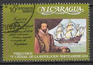 Nicaragua #C822 Airmail CTO NH