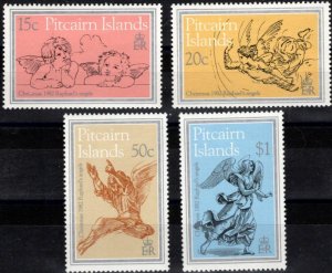 Pitcairn Islands - 1982 - MH* - Xmas  - Scott # 217 to #220