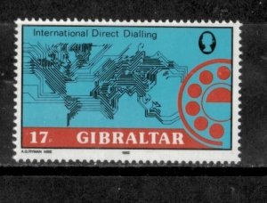Gibraltar 1982 - Telephone - Single Stamp - Scott #440 - MNH